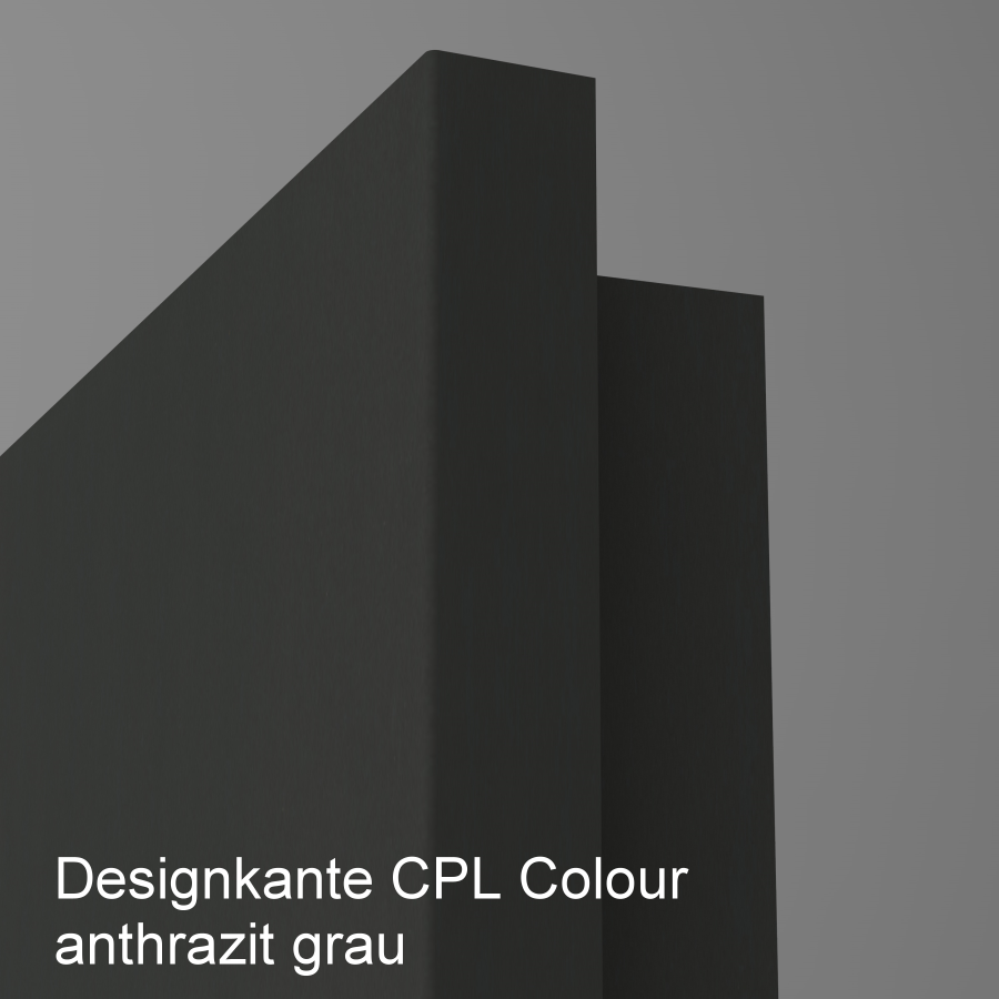 Tür Designkante mit Lichtausschnitt DIN