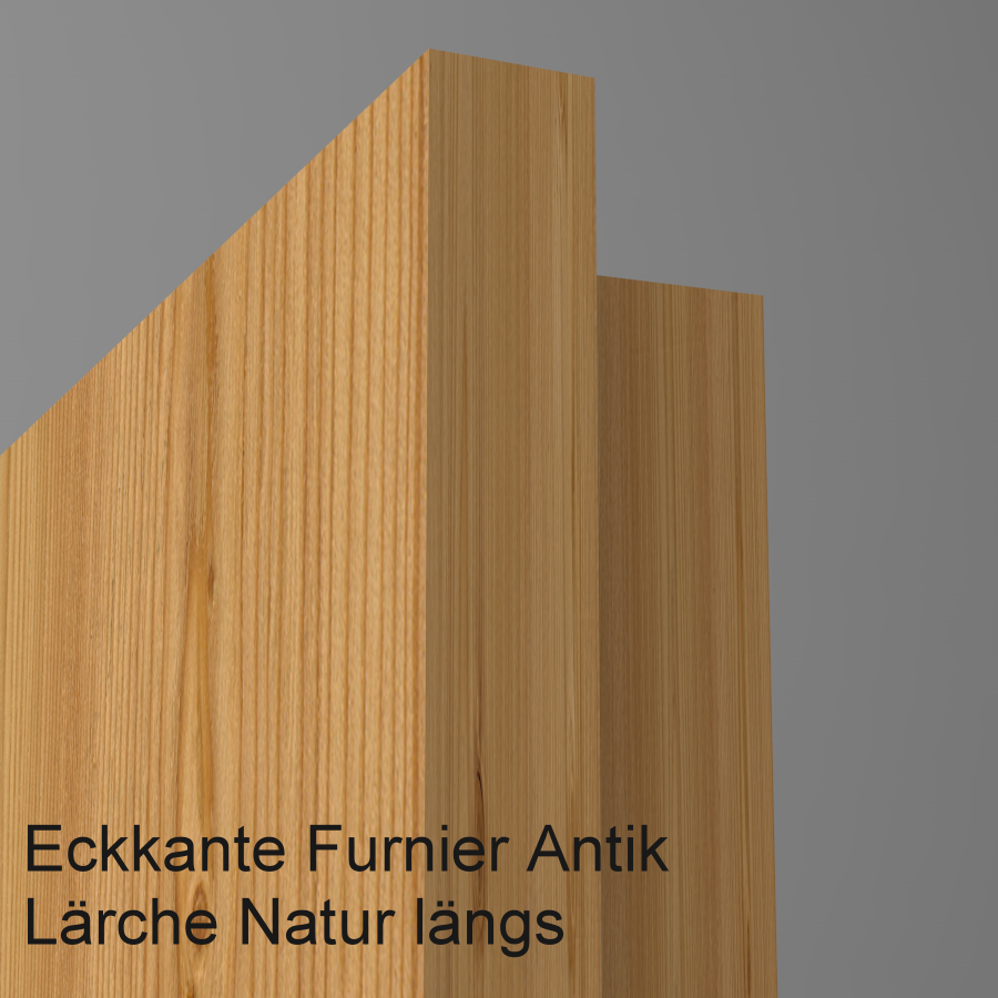 Tür Furnier ANTIK  mit Lichtausschnitt LA008/DS