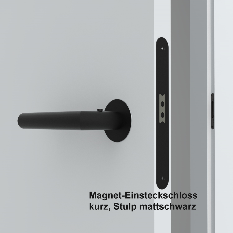 Tür + Zarge stumpfeinschlagend Typ OS (= ohne Schlüsselloch)