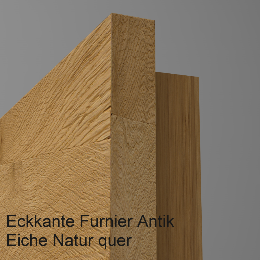 Tür Furnier ANTIK  mit Lichtausschnitt LA008/M