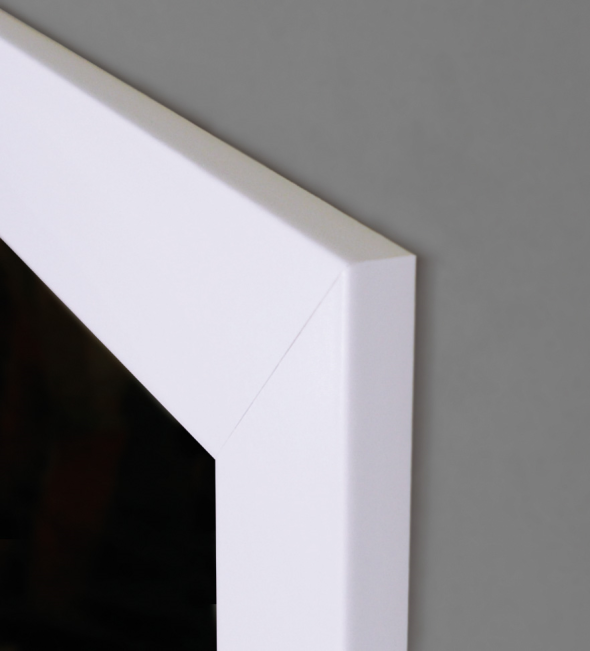 Zierbekleidung mit verlängerter Feder für Zarge Designkante