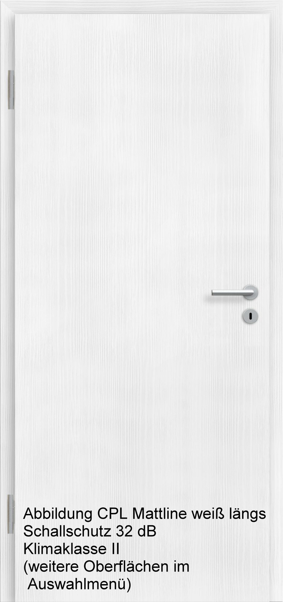 Wohnungseingangstür S32 Klimaklasse II mit Designkante