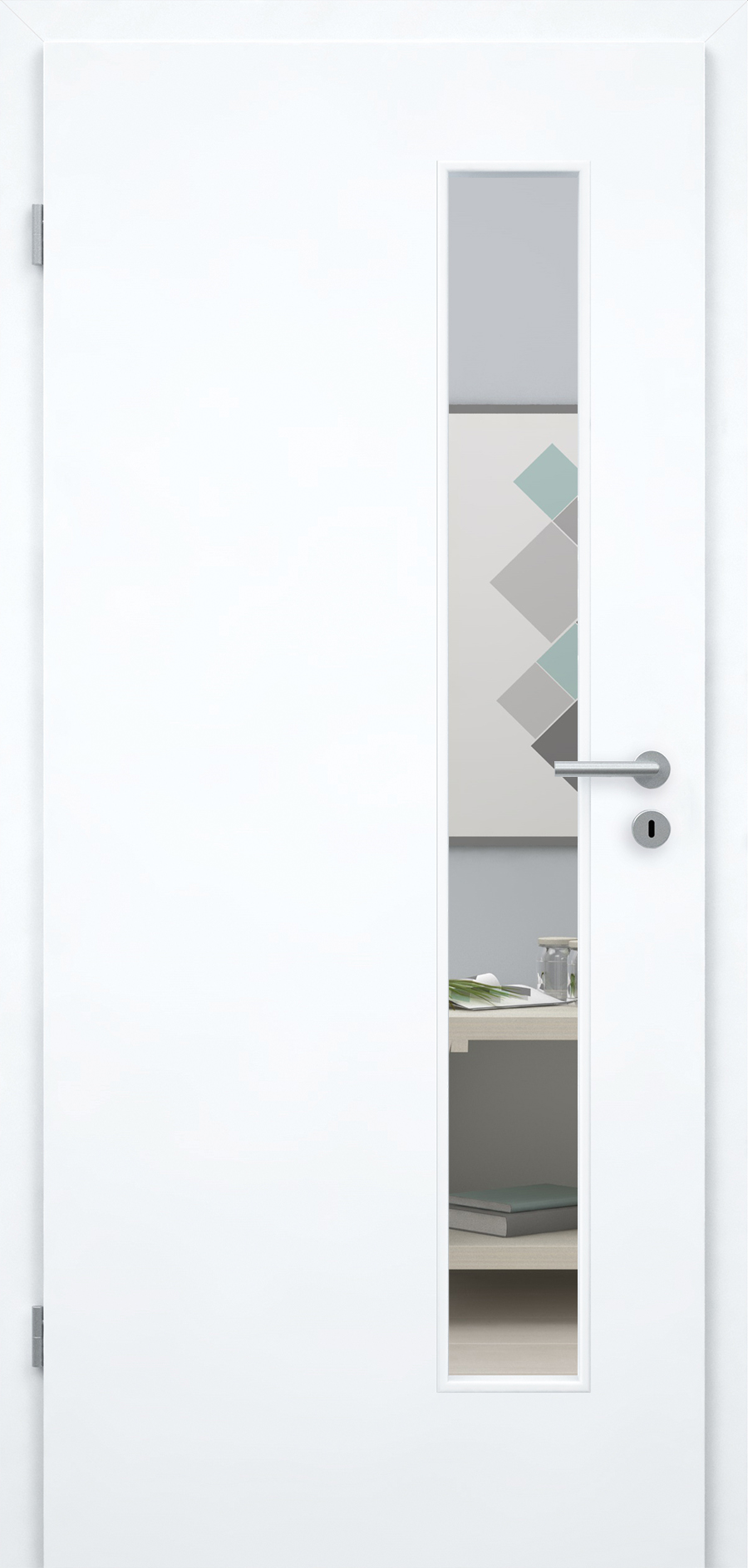 Tür Designkante mit Lichtausschnitt LA008/DS