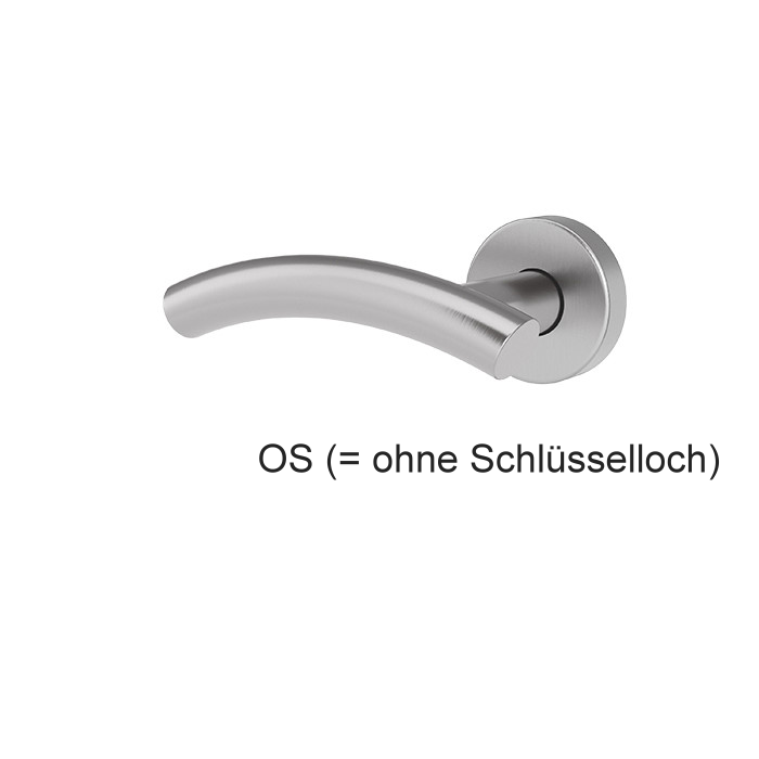 Türgriff SYLT Edelstahl mit runden Rosetten