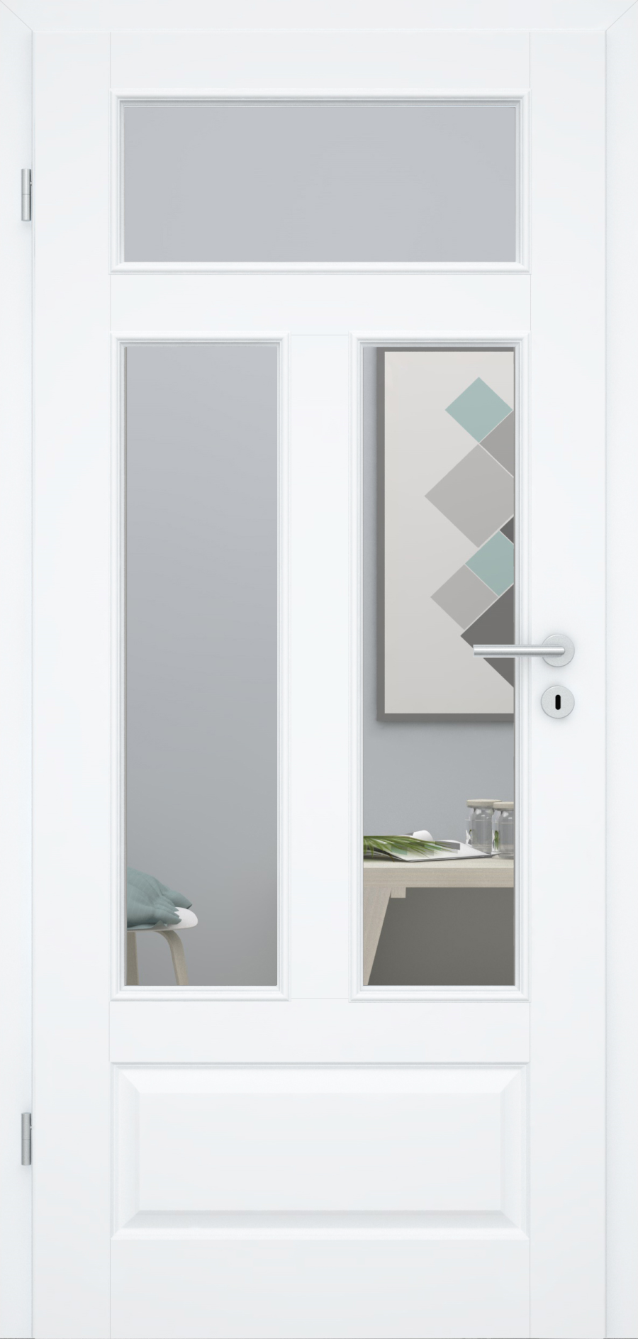Landhaustür BLANCO 4GAD 3LA extraweiß