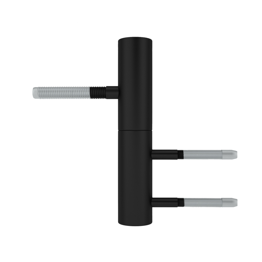 2-tlg. Türband V0020 mattschwarz für 1985 mm Türblattaußenmaß