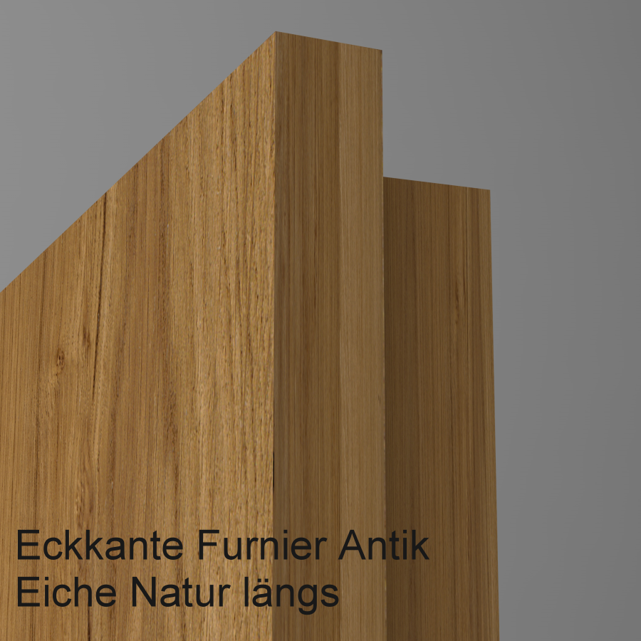 Tür Furnier ANTIK  mit Lichtausschnitt LA008/M
