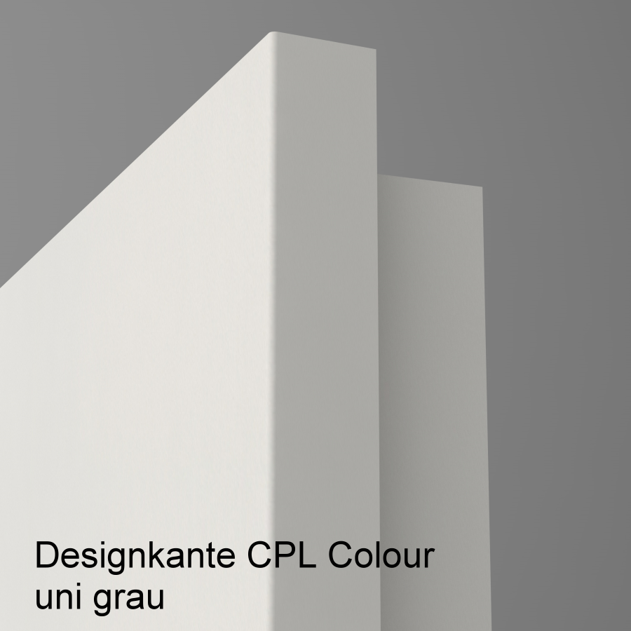 Tür Designkante mit Lichtausschnitt DIN